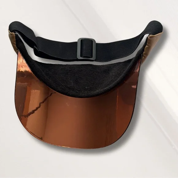 ALO Yoga Tan and Gold Visor - Picture 2 of 2